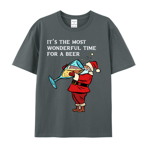 Unisex Christmas Theme Cotton T-Shirt